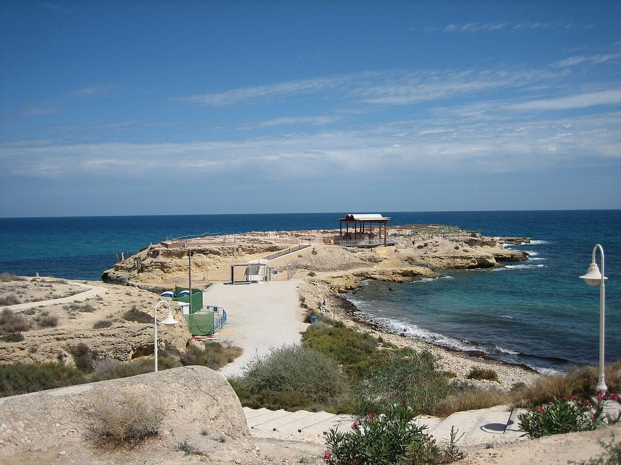 De Illeta dels Banyets, het schiereiland met archeologische vindplaats in El Campello